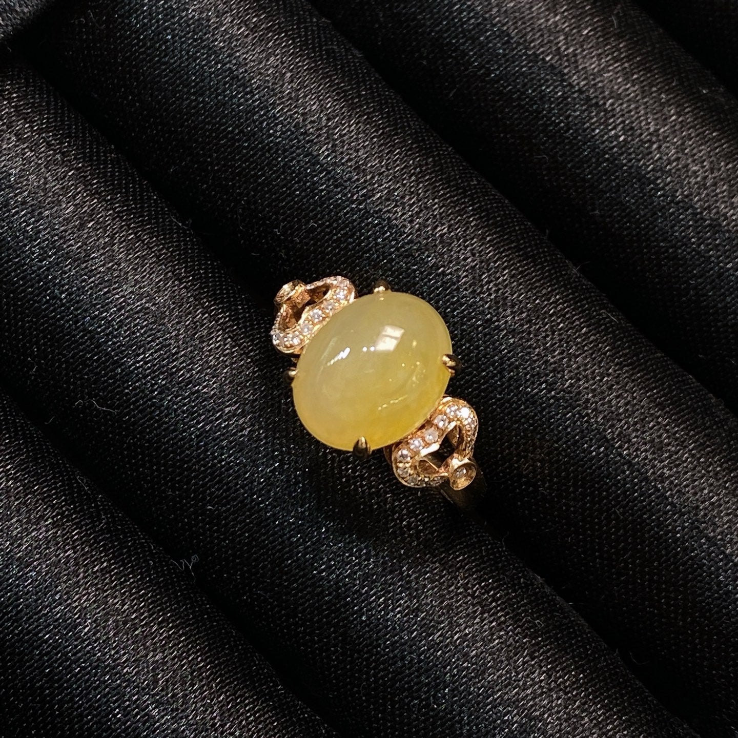 Jade - Bague Jade jaune