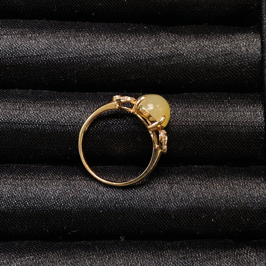 Jade - Bague Jade jaune